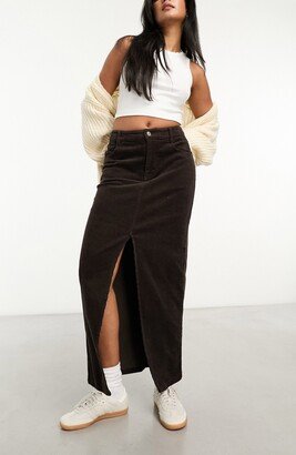 Corduroy Maxi Skirt