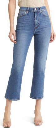 '70s High Waist Ankle Bootcut Jeans