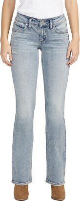 Women's Britt Low Rise Curvy Fit Slim Bootcut Jeans-AA