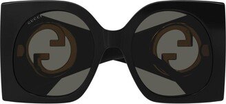 Butterfly Frame Sunglasses-AG