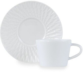 Twist White Saucer Plate