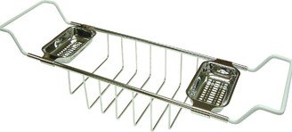 Vintage Clawfoot Bath Tub Shelf in Polished Chrome