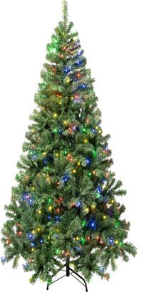 National Tree Company 6 ft. Sagamore Hinged Tree with 400 Multi Led Lights