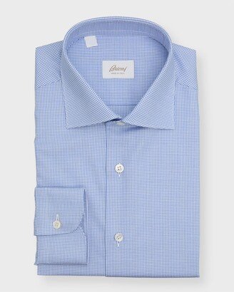 Men's Micro-Houndstooth Dress Shirt