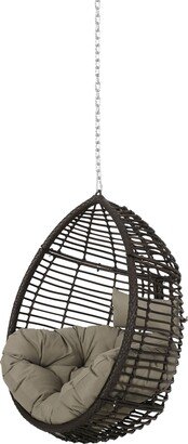 Adan Wicker Hanging Chair by 400 lb limit