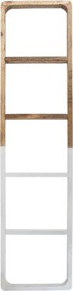 White Wood Blanket Ladder