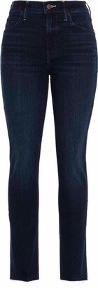 Button Detailed Straight Leg Jeans-AB