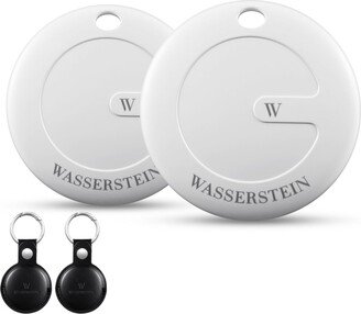 Wasserstein WTag Bluetooth Tracker - MFi Certified Luggage Trackers, Key Tracker, Pet Tracker, Phone Tracker, and More - Works with Apple Find My (Not