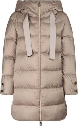 Zip Padded Down Coat