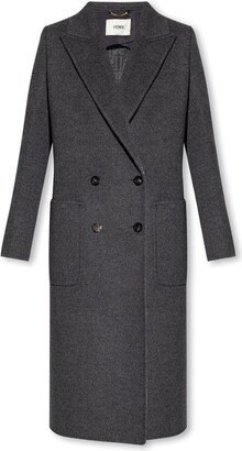 Collared Button-Up Coat-AA