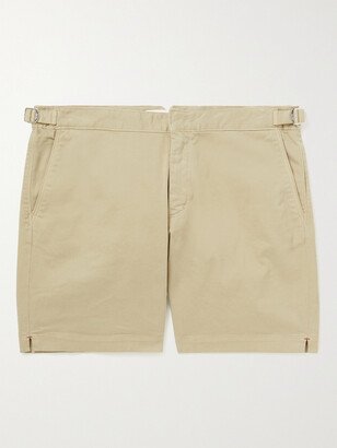 Bulldog Slim-Fit Stretch-Cotton Twill Shorts