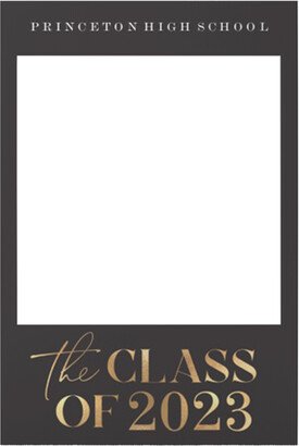 Selfie Frames: Dazzling Class Selfie Frame, Gray