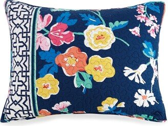 Maybe Navy 100% Cotton Single Pillow Sham