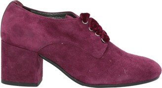 PAOLA FERRI Lace-up Shoes Deep Purple-AA