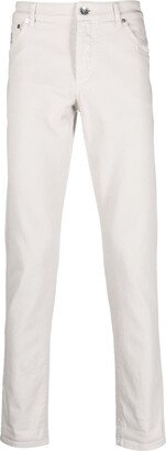 Straight-Leg Cotton Trousers-CS