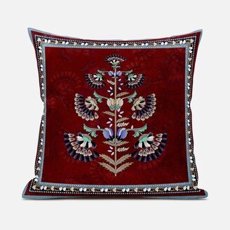 Amrita Sen Designs Amrita Sen Mughal Buta Indoor Outdoor Pillow Zip