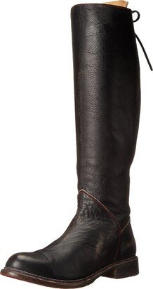 BED|STÜ- Women’s Manchester Motorcycle Boot - Knee High Boots for Women - Tall Boots with Lace Up Back and Zipper Closure