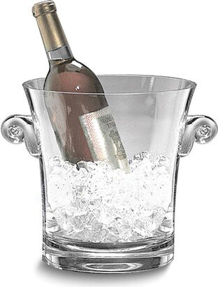 Curata Handcrafted Lead-Free Crystal 9 Inch Chelsea Ice Bucket