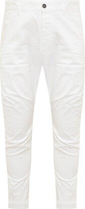 Button Detailed Tapered Trousers-AB