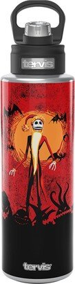 Disney Nightmare Before Christmas Triple Walled Insulated Tumbler Travel Cup Keeps Drinks Cold, 40oz Wide Mouth Bottle, Stainless Steel