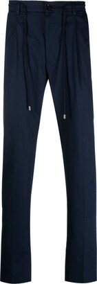 Anton-WE drawstring tapered trousers