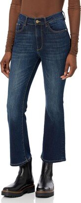 Women's Bridget Boot High-Rise Crop Jeans in Thunderbird