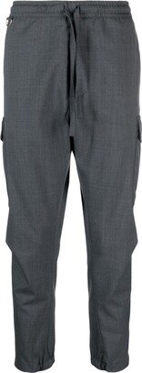 Tapered Cropped Trousers-AM