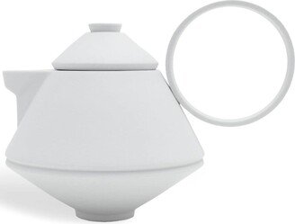 Circle porcelain teapot