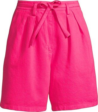 Rosso35 Garment-Dyed Pinched Bermuda Shorts