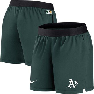 Women's Green Oakland Athletics Authentic Collection Team Performance Shorts