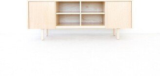 Maple Record Cabinet | Vinyl Storage Modern Sideboard Plywood Furniture Credenza