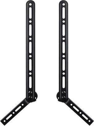 Mount-It! Universal Sound Bar TV Mount Bracket For Mounting Above & Under TV | For Sonos, Samsung, Sony, Vizio | Adjustable Arm Fits 23 to 65 Inch TVs