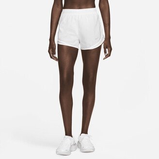 Women's Tempo Brief-Lined Running Shorts in White