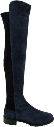 Women's Nice Blue Suede Knee High Boot (8.5 M)