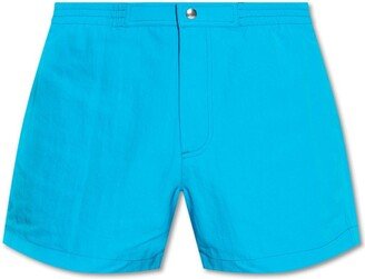 Buttoned Swim Shorts-AA