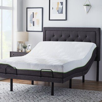 Premium Support Memory Foam Mattress and L300 Adjustable Bed by LUCID