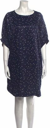 Polka Dot Print Knee-Length Dress w/ Tags