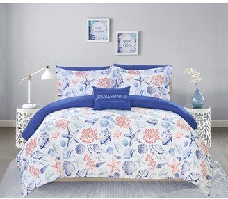 Norah Reversible Bed In A Bag Comforter Set