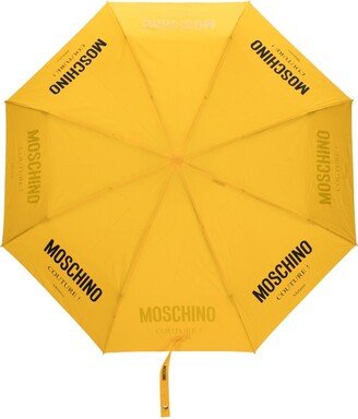 Logo-Print Compact Umbrella