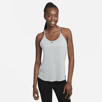 Women's Dri-FIT One Elastika Standard Fit Tank Top in Grey