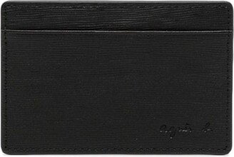 Grained Leather Cardholder-AA