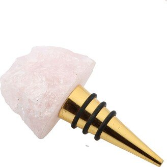 Bottle Stopper with Agate Stone