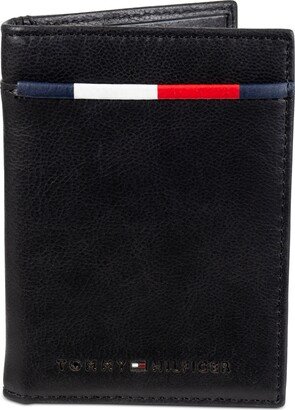 Men's Rfid Bifold Wallet with Magnetic Money Clip