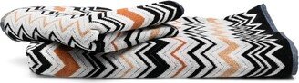 Bernard zigzag-pattern towels (set of 2)