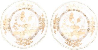 Oriente Italiano Aurum porcelain plate (set of two)-AA