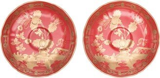 Rubrum porcelain plate (set of two)-AB