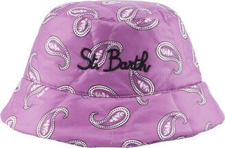 Woman Bucket Hat With Paisley Print