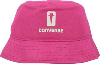 X Converse Logo Detailed Bucket Hat-AA