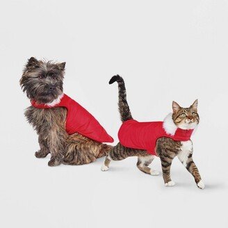 Gingerbread Playhouse Puffer Cat and Dog Vest - - Wondershop™