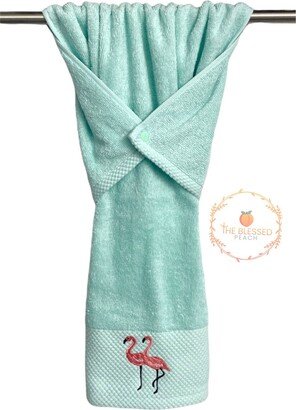 Beach Decor Hand Towel, Hanging Stay Put Bathroom Towel For Beach House Bathroom, Ocean